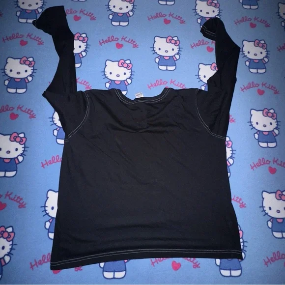 dkny logo basic longsleeve top - Picture 5 of 7